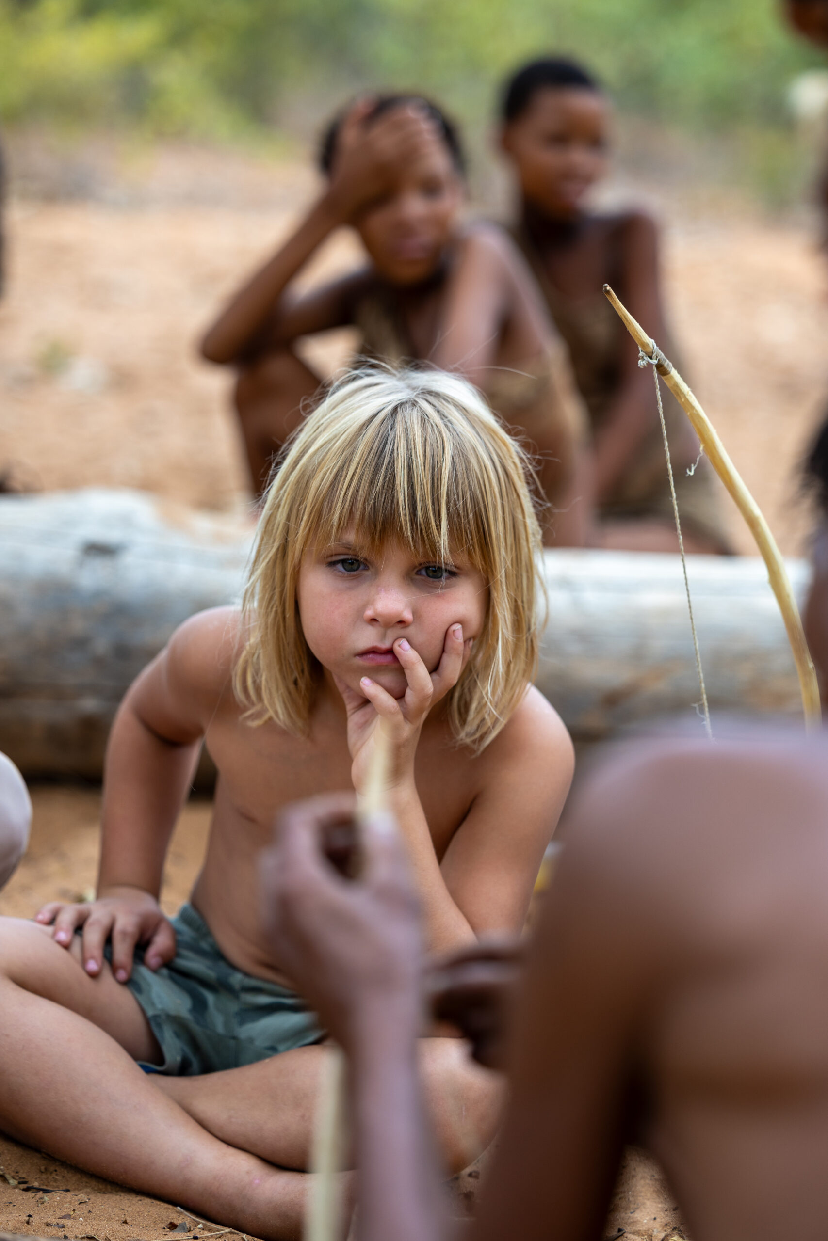 Van Afrika child learning from traditional culture in Namibia with Fritz Breytenbach as photographer 2